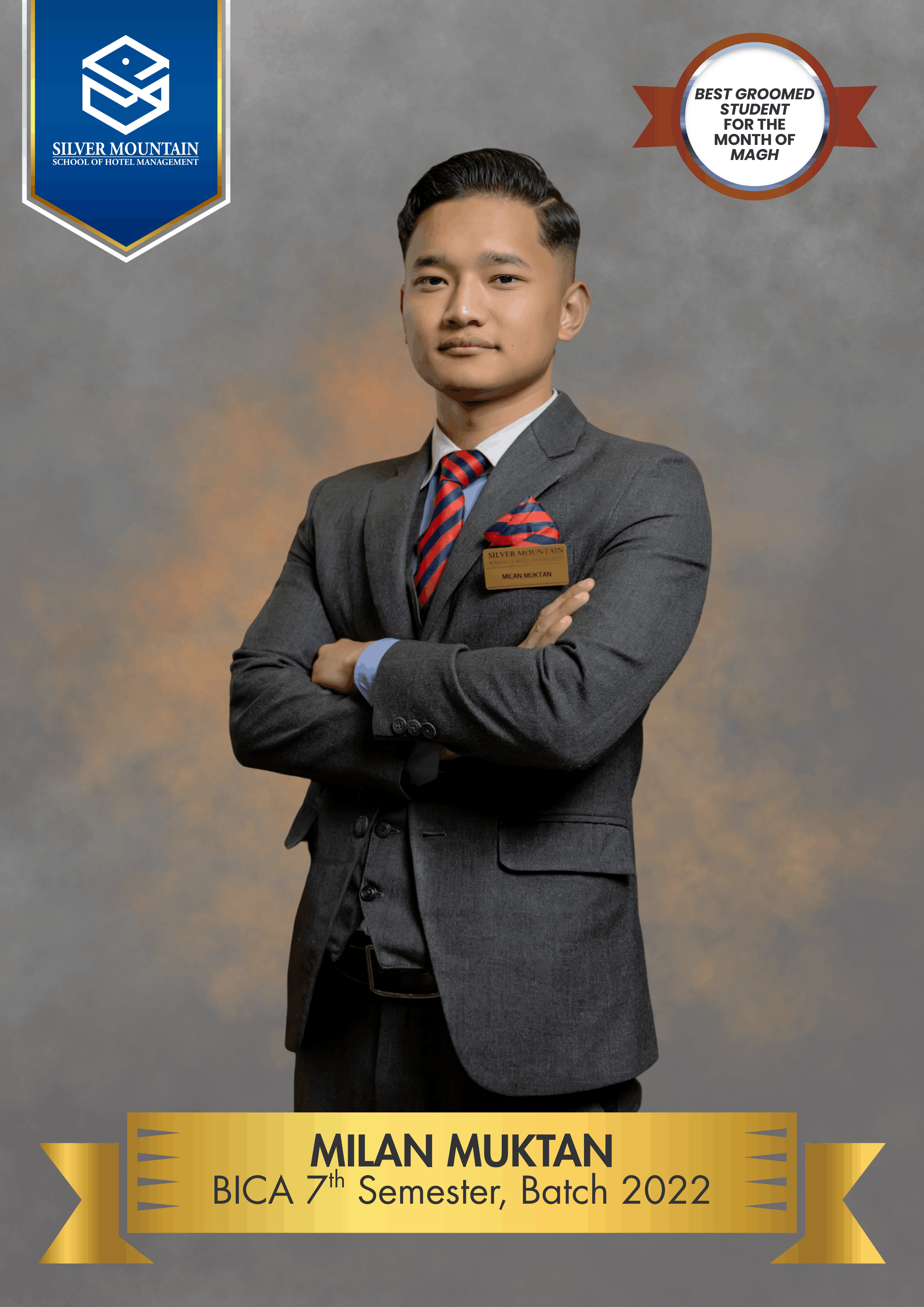 Best Groomed Student For The Month Of Magh