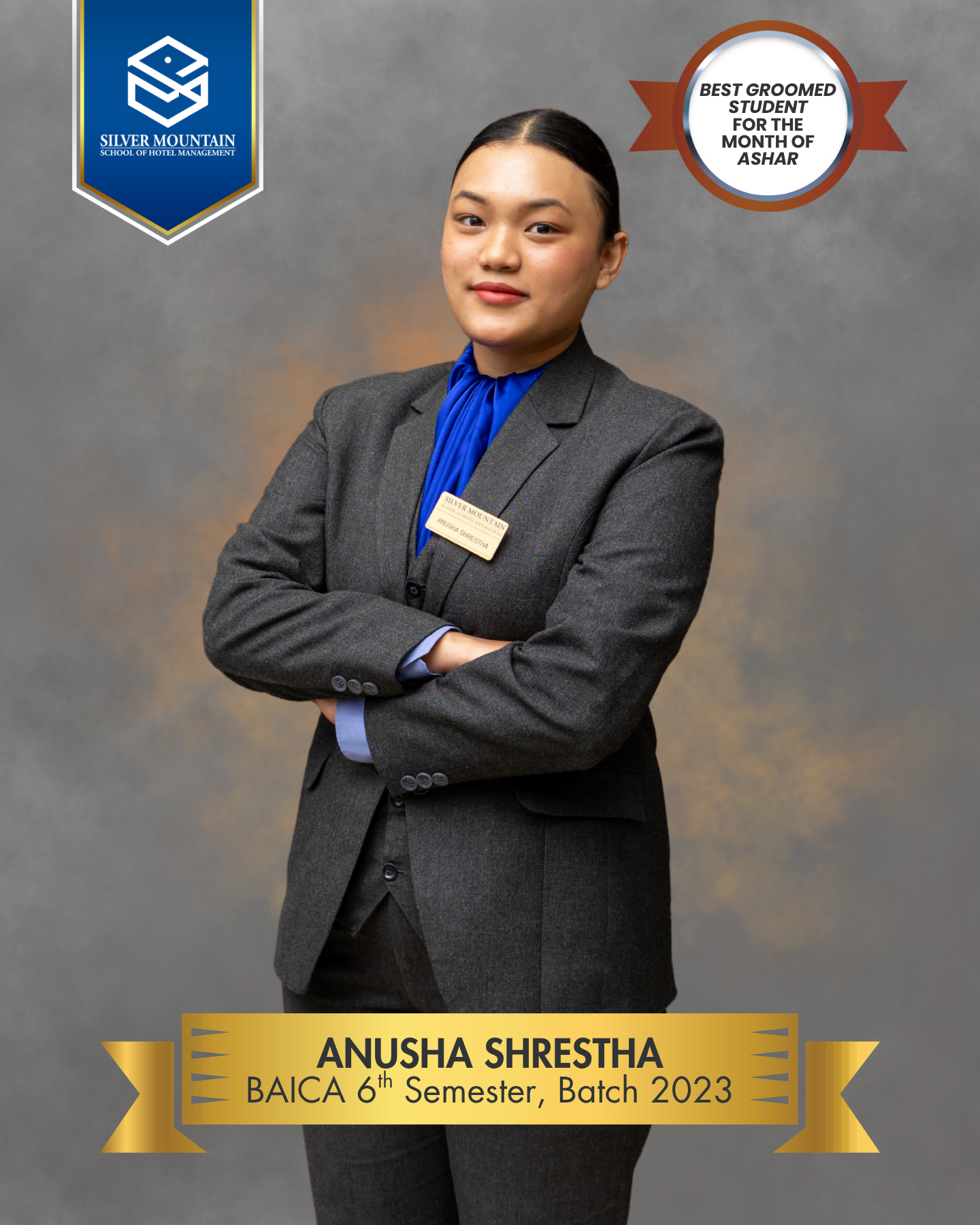 Best Groomed Student For The Month Of Ashar